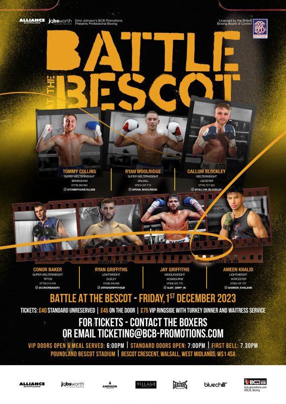 VIP TICKET PACKAGES AVAILABLE FOR 2023 PROFESSIONAL FIGHTERS